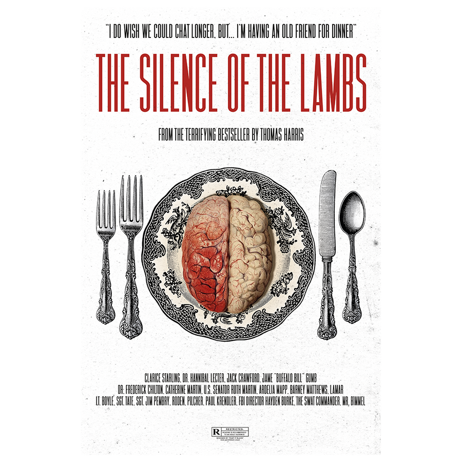 The Silence of the Lambs Inspired  - Stampa Fine Art