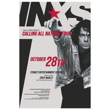 INXS in Sidney  - Stampa Fine Art
