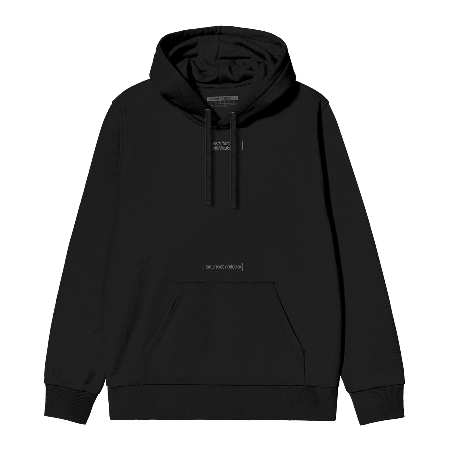 Köster Bargeld Unisex Hoodie - Paint It Black