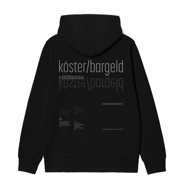 Köster Bargeld Unisex Hoodie - Paint It Black