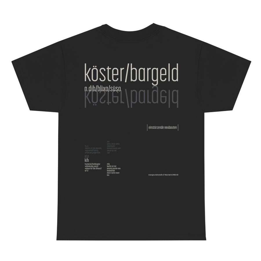 Köster-Bargeld-tshirt - Unisex T-Shirt