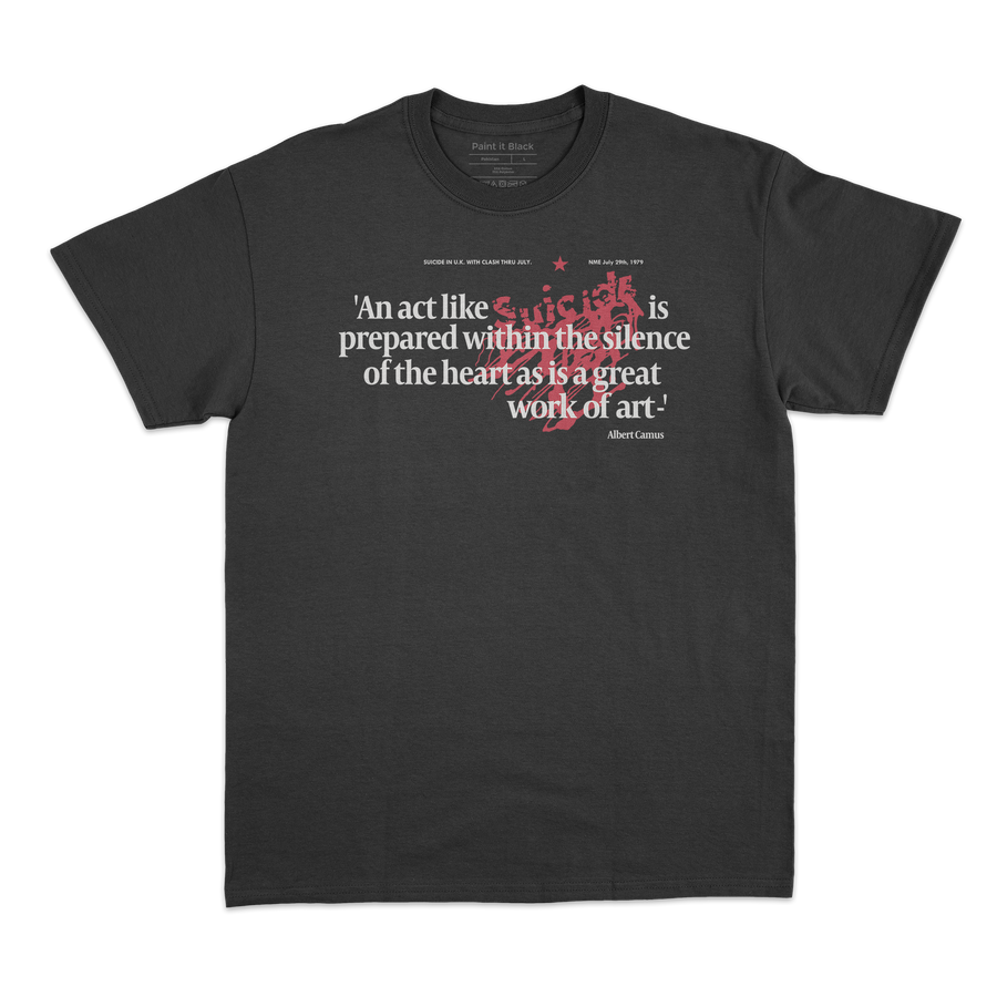 Suicide - Camus - Maglietta Unisex