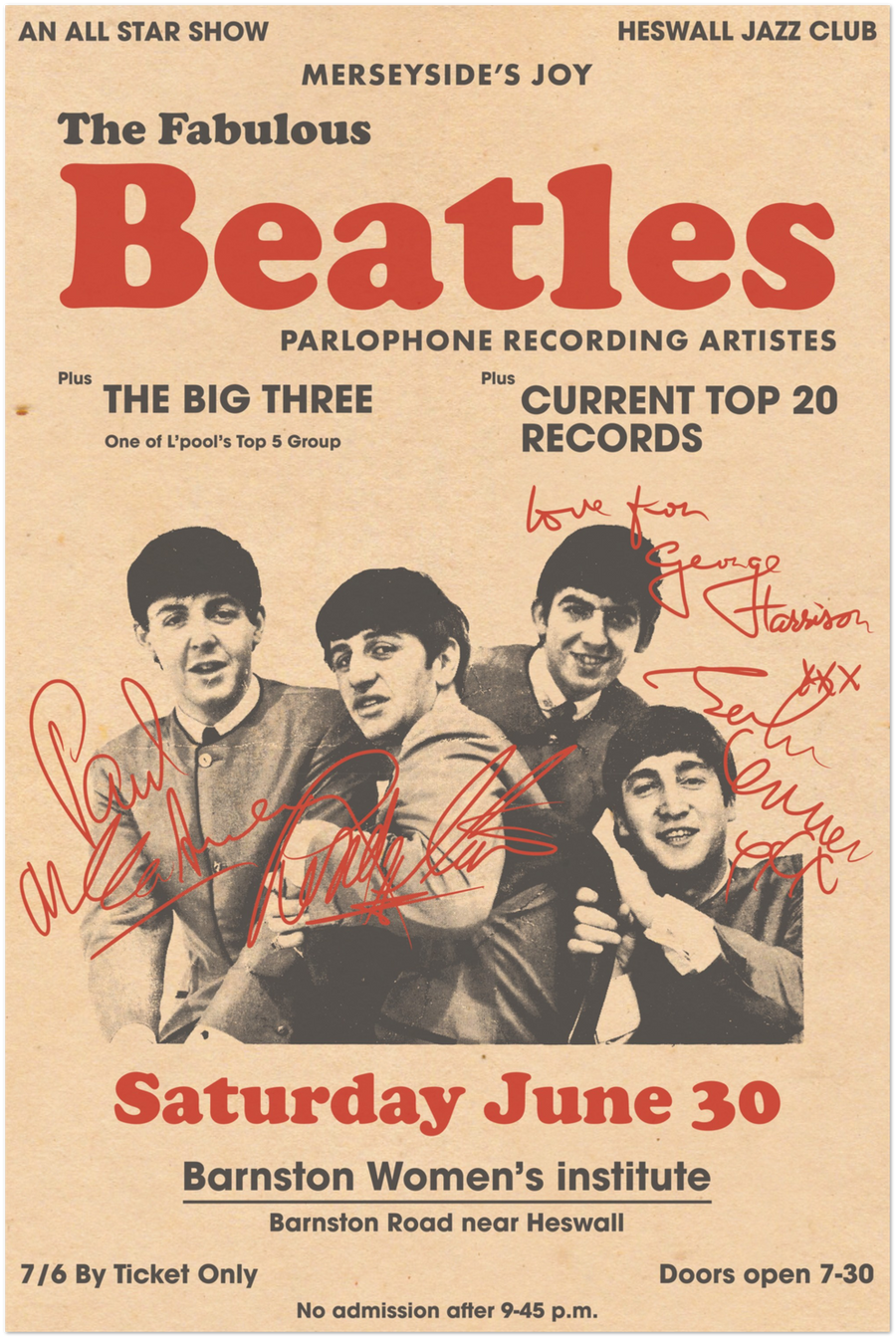 Beatles Heswall Jazz  - Stampa Fine Art