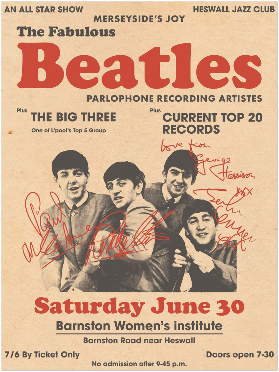 Beatles Heswall Jazz  - Stampa Fine Art