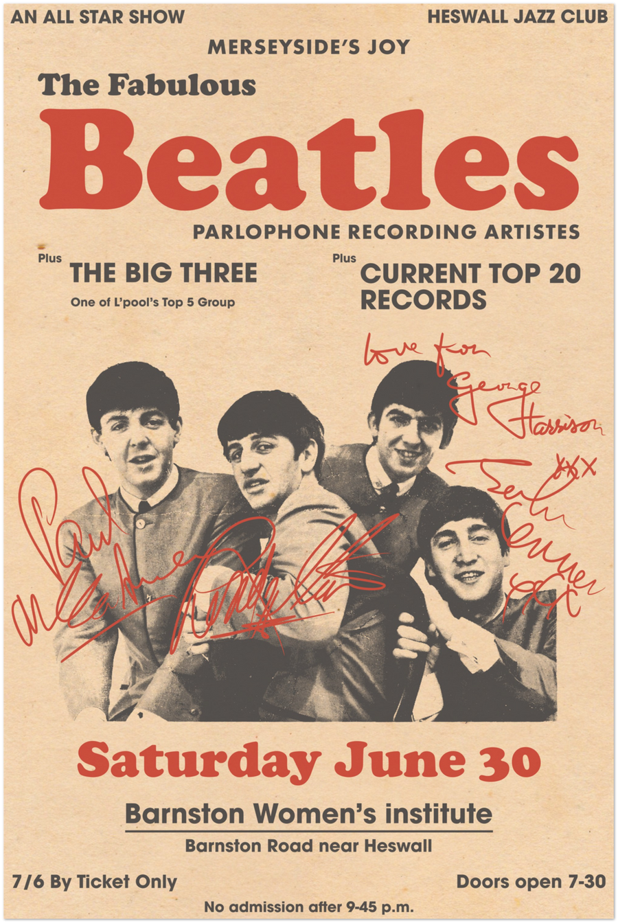 Beatles Heswall Jazz  - Stampa Fine Art