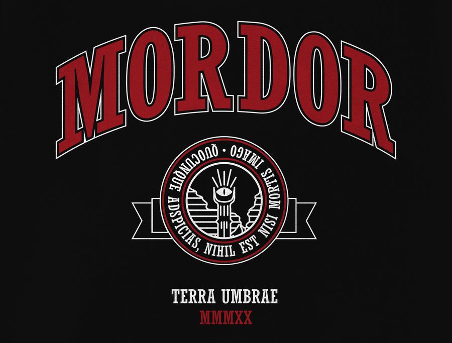 Mordor - Felpa con cappuccio unisex
