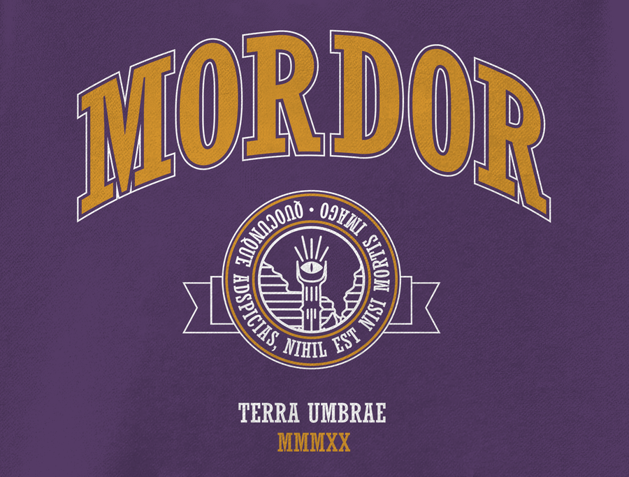 Mordor - Felpa con cappuccio unisex