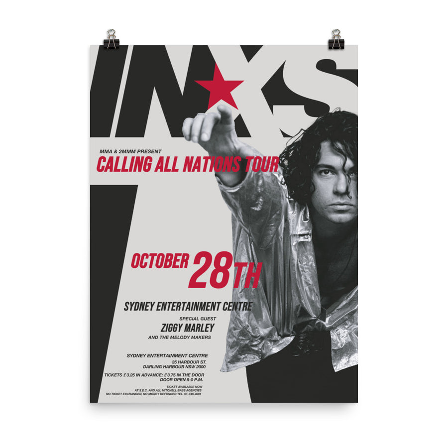 INXS in Sidney - Poster