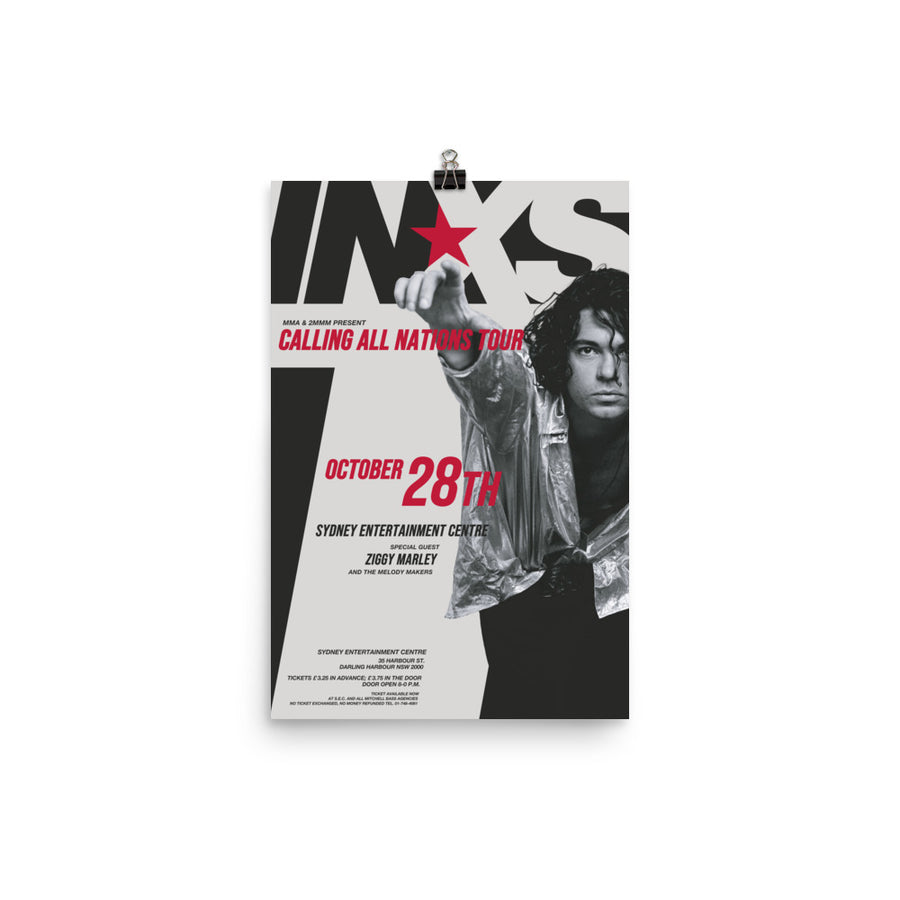 INXS in Sidney - Poster