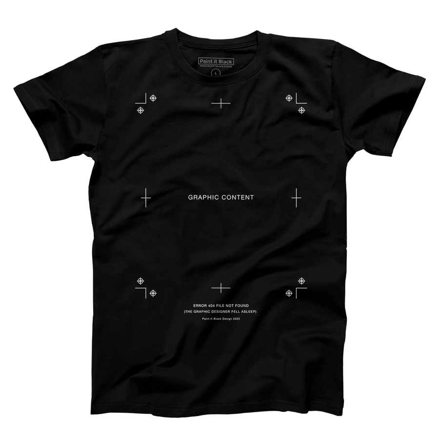 Graphic Designer Men’s T-Shirt Paint It Black online Shop