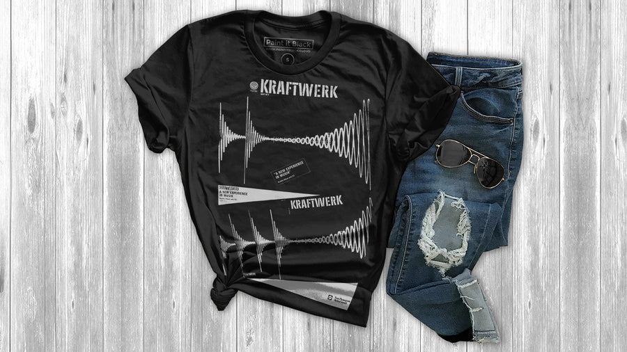 Kraftwerk - First T-Shirt - mens Unisex - Paint It Black online shop