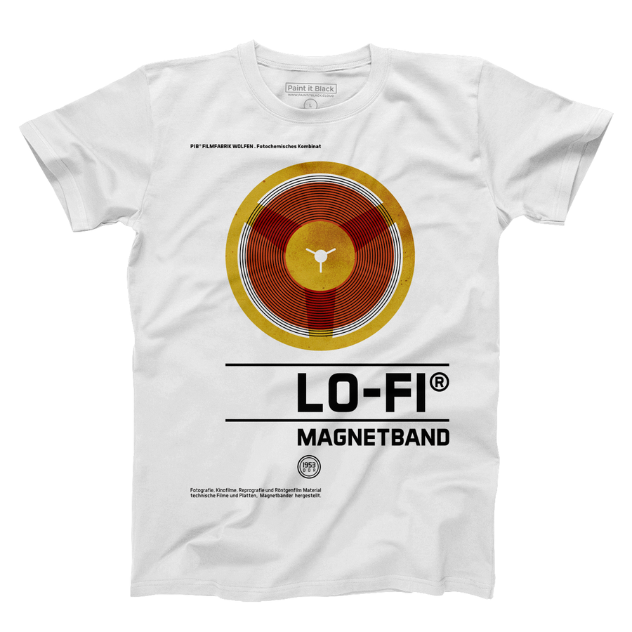 Lo-Fi Magnetband Men's T-Shirt - Paint It Black Online Shop