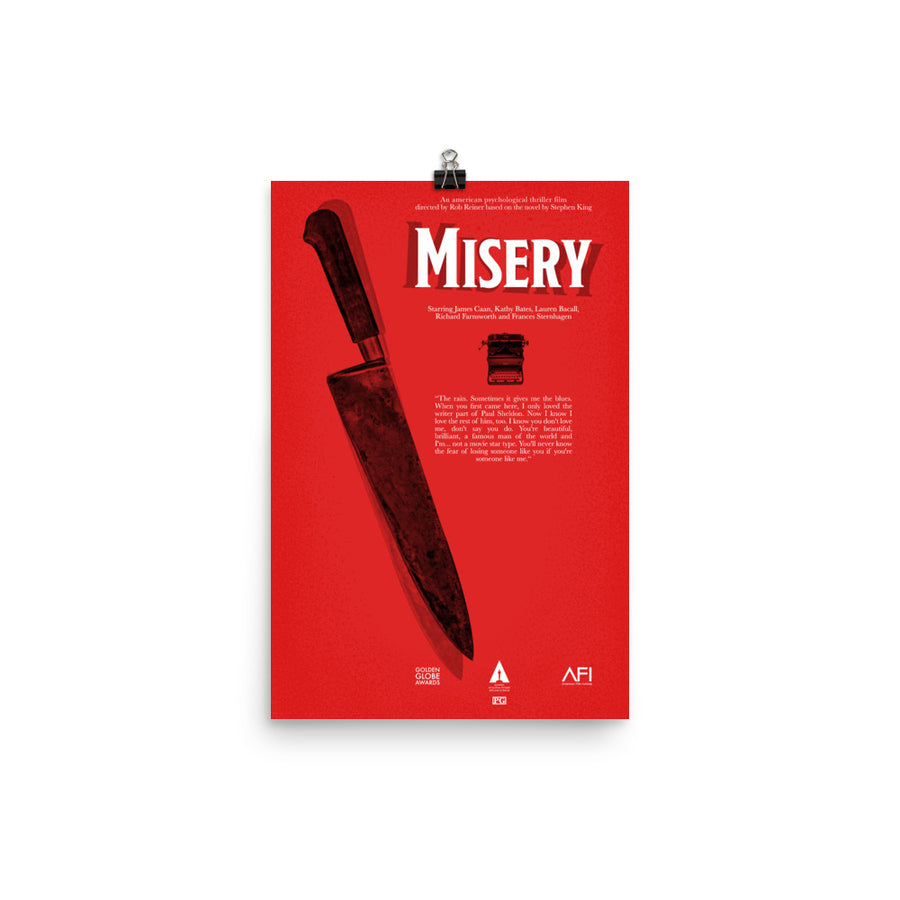 Misery movie inspired poster - Paint It Black poster online shop