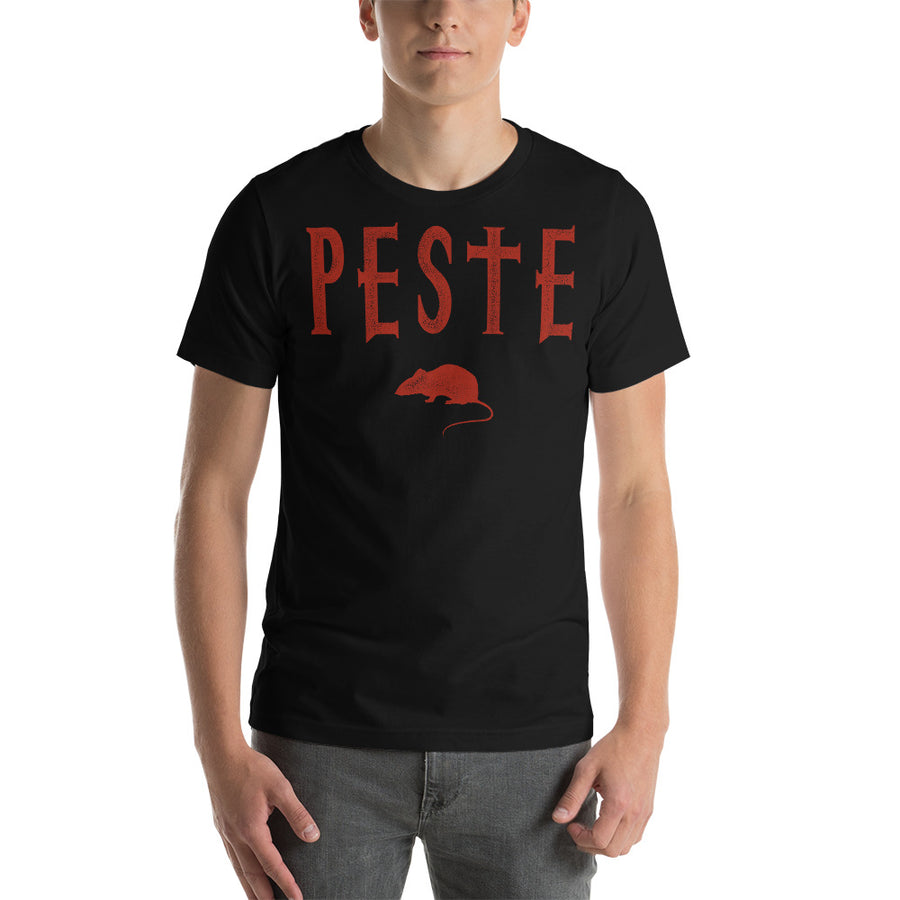 Peste maglietta uomo men's tshirt Paint It Black t-shirt shop