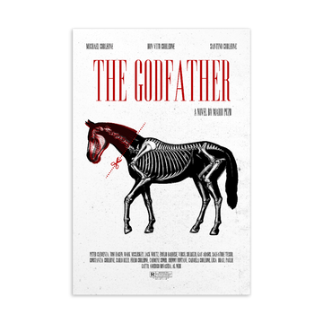 The Godfather  Postcard | Paint It Black Postcards Shop