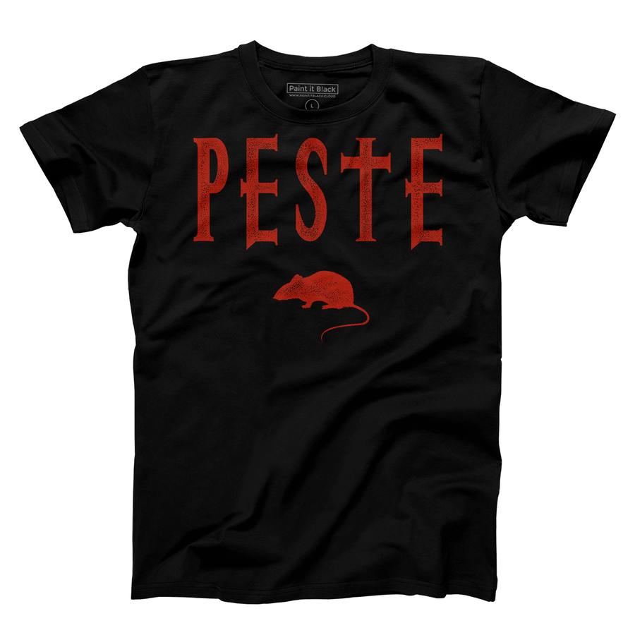 Peste maglietta uomo men's tshirt Paint It Black t-shirt shop