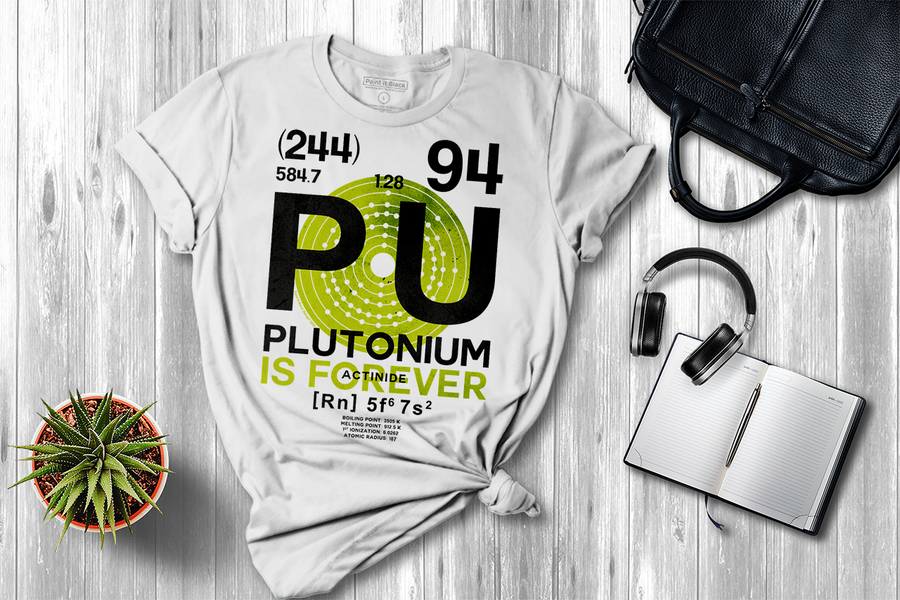 Plutonium is Forever - Paint It Black T-Shirt shop