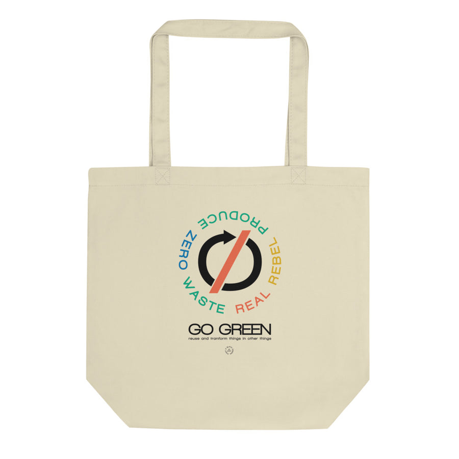 Go green Eco Tote Bag | Paint It Black shop online