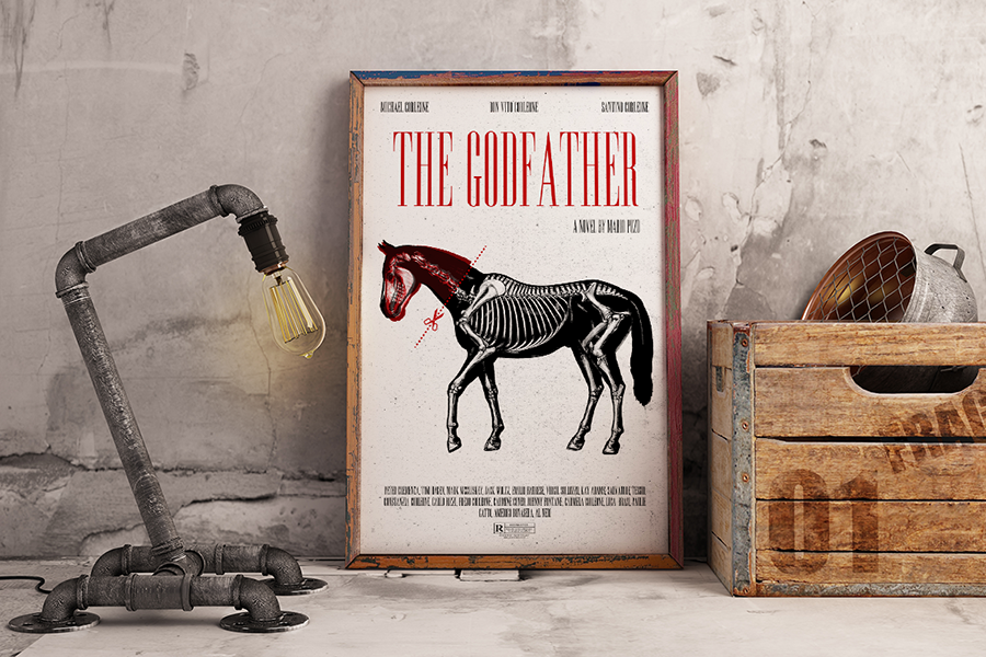 The Godfather inspired poster Paint It Black