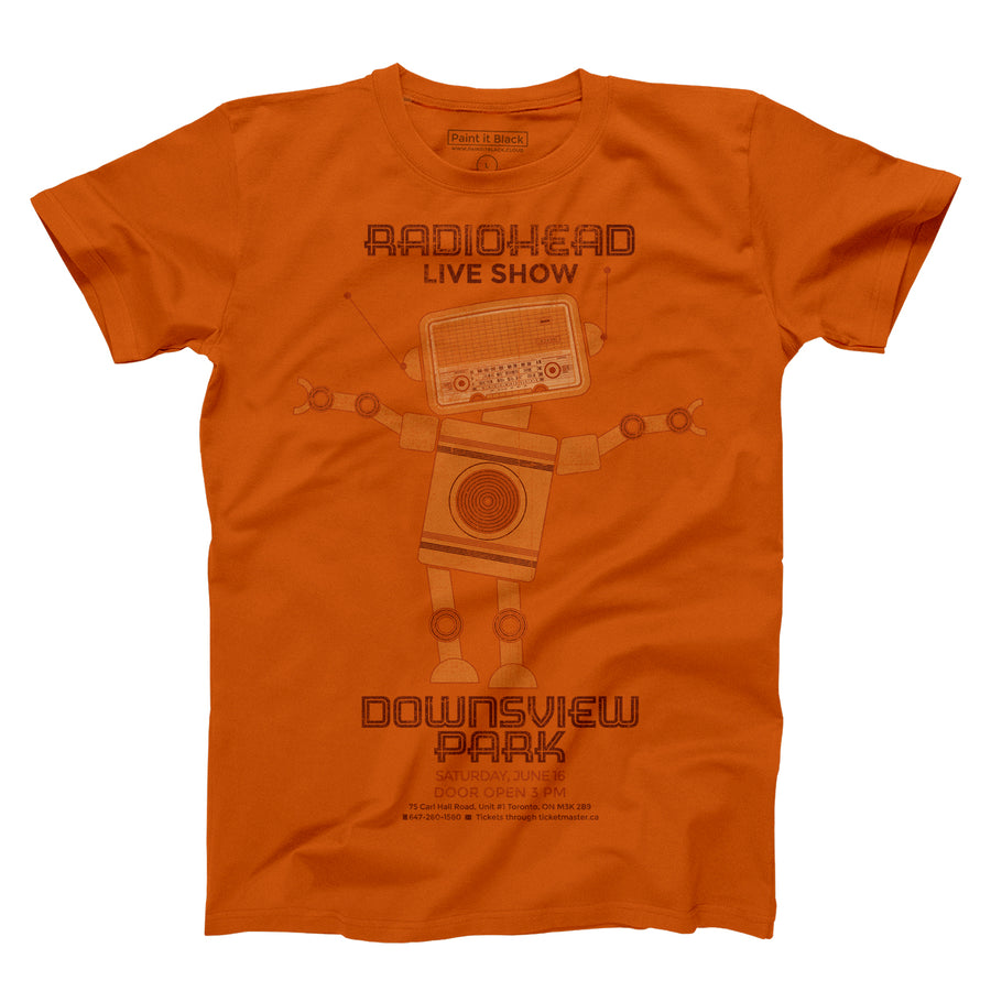 Radiohead in Toronto 2012 - Unisex T-Shirt - Paint It Black