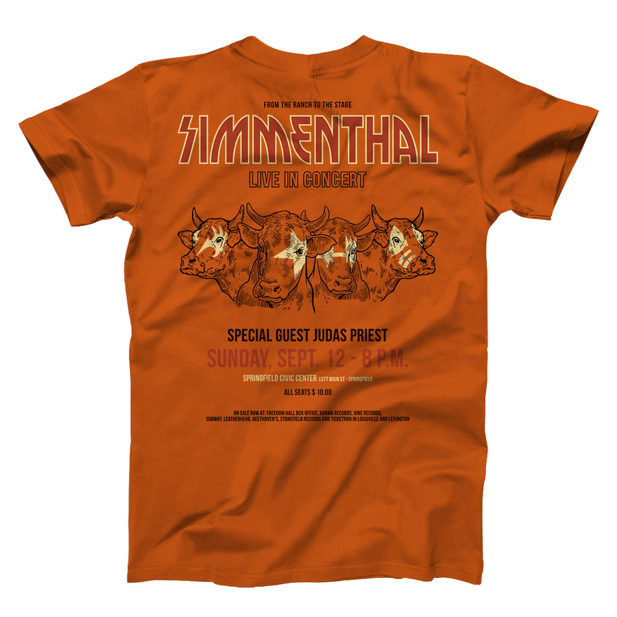 Simmenthal Kiss unisex t-shirt | Paint It Black online shop