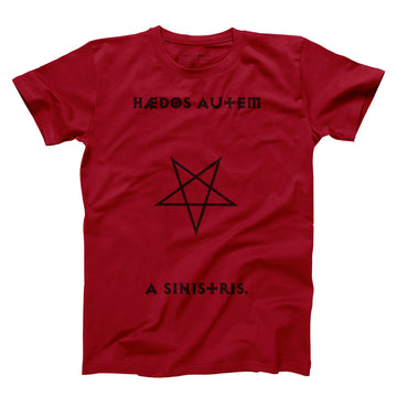 ædos autem a sinistris  - Unisex T-Shirt - Paint It Black Tshirt Shop