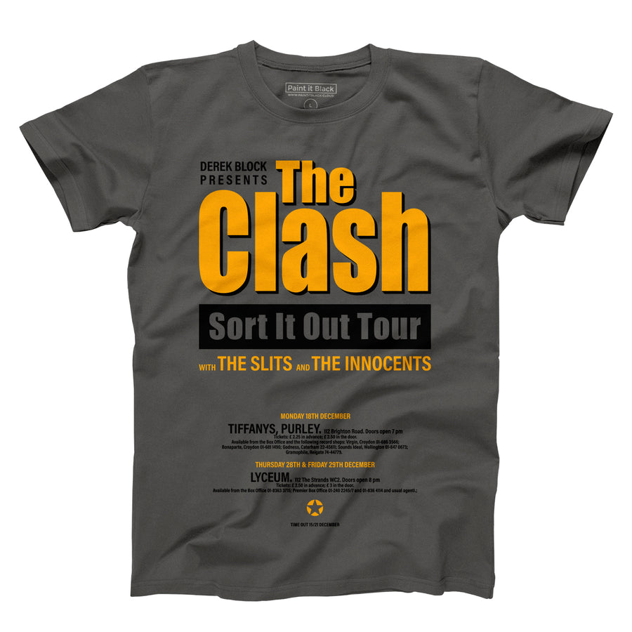 The Clash tour 1978 UK | Unisex T-Shirt | Paint It Black online shop