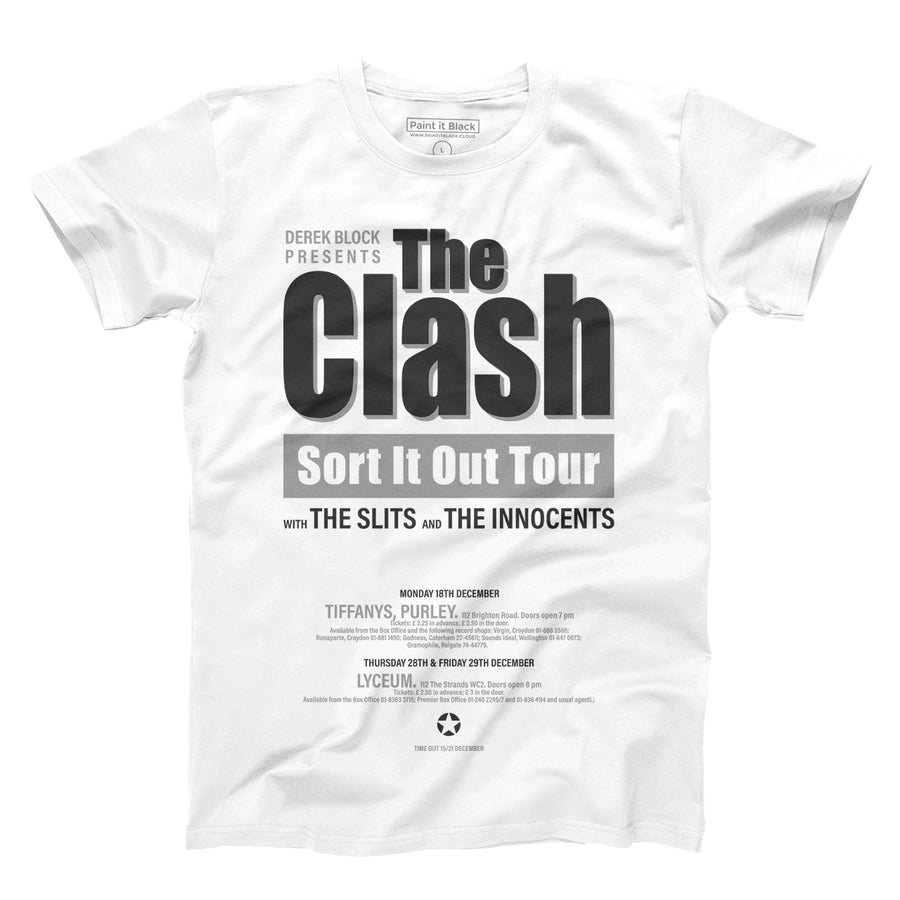 The Clash tour 1978 UK | Unisex T-Shirt | Paint It Black online shop