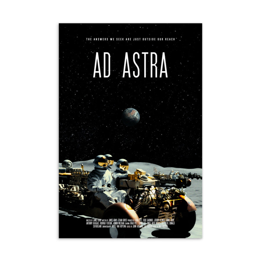 Ad Astra Postcard | Paint It Black online postcards shop