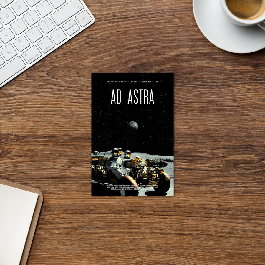 Ad Astra Postcard | Paint It Black online postcards shop