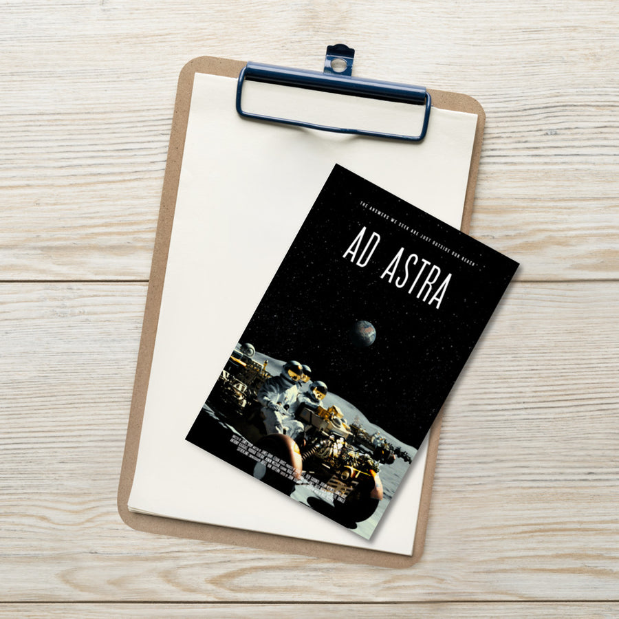 Ad Astra Postcard | Paint It Black online postcards shop