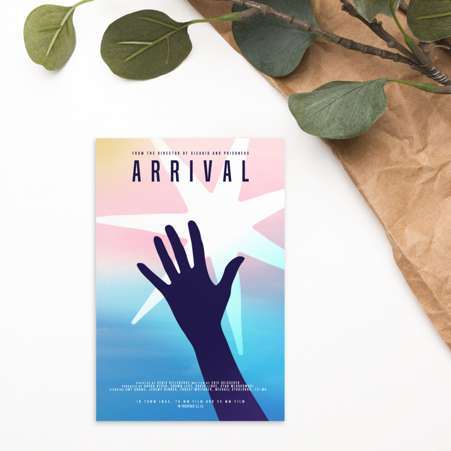 Arrival Postcard | Paint It Black online postcards shop