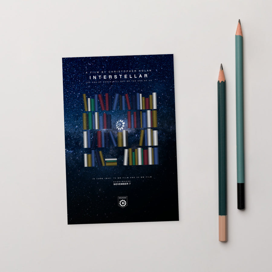 Interstellar Postcard | Paint It Black online postcards shop