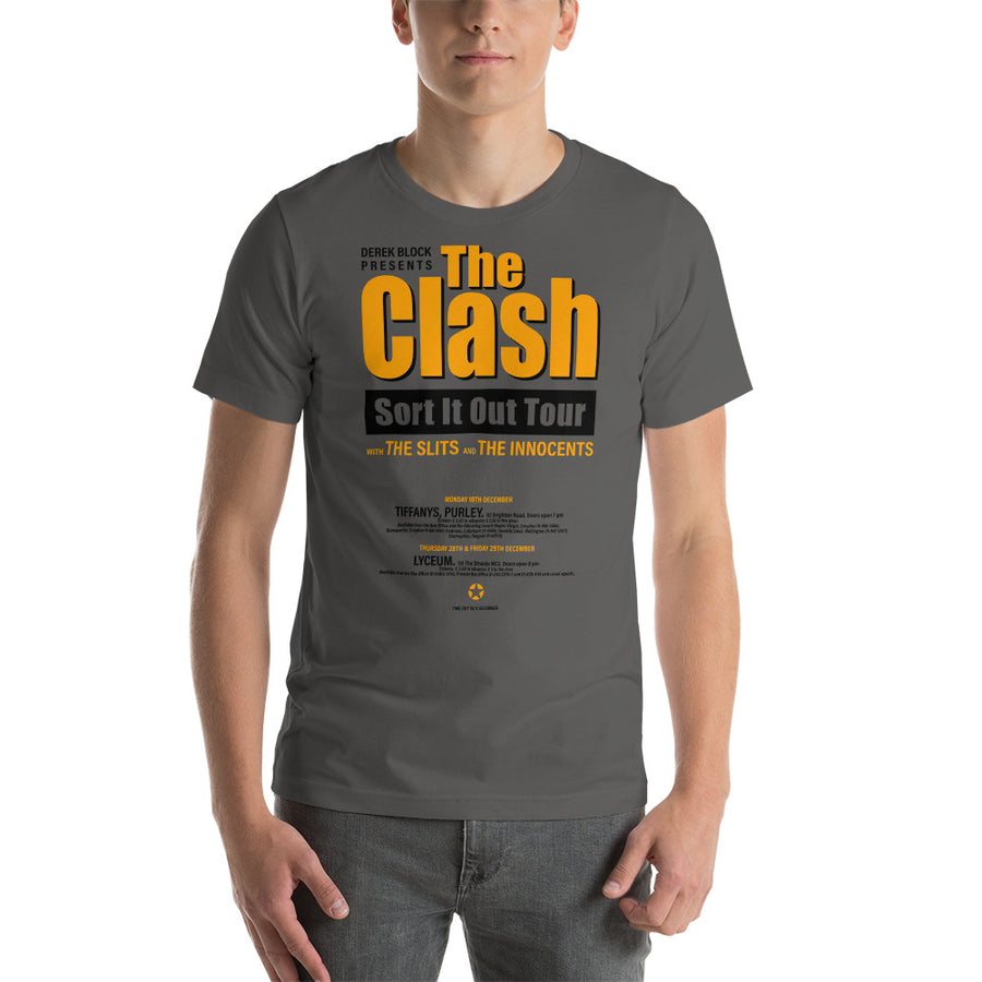 The Clash tour 1978 UK | Unisex T-Shirt | Paint It Black online shop