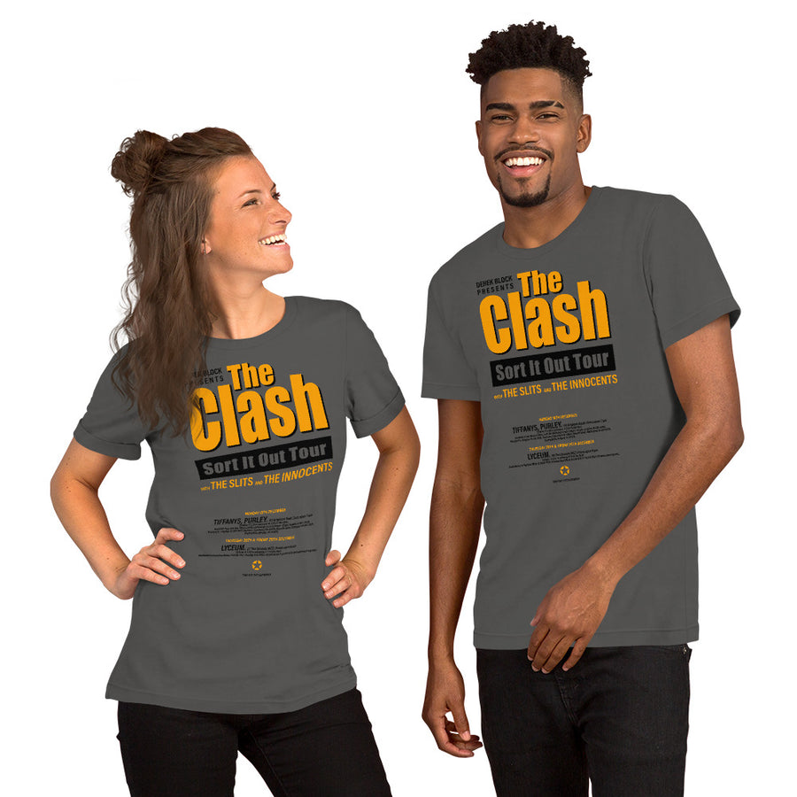 The Clash tour 1978 UK | Unisex T-Shirt | Paint It Black online shop