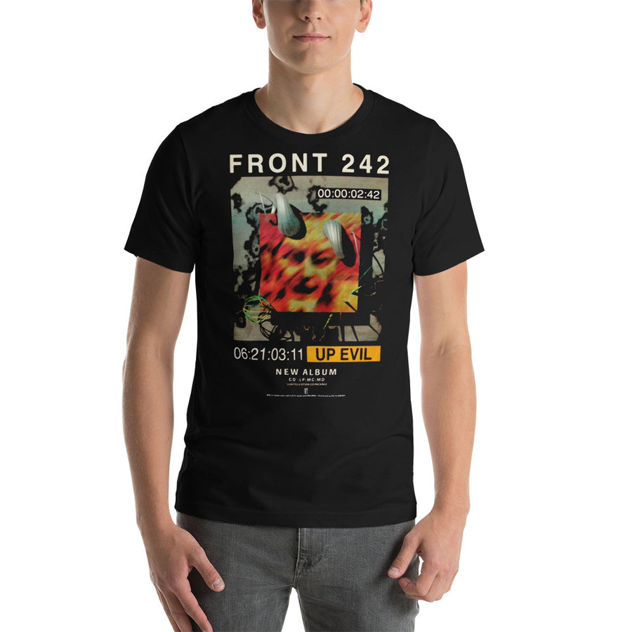 Front 242 Up Evil t shirt - Paint It Black T-Shirt Shop Online