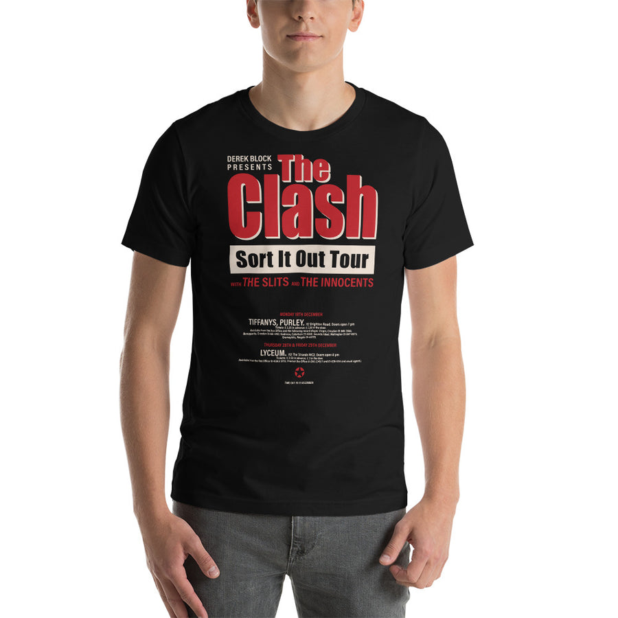 The Clash tour 1978 UK | Unisex T-Shirt | Paint It Black online shop