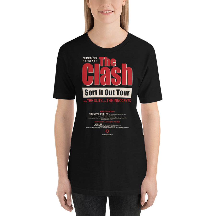 The Clash tour 1978 UK | Unisex T-Shirt | Paint It Black online shop