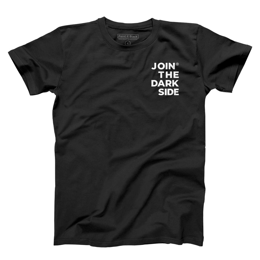 Join the Dark Side left chest small logo – Unisex T-Shirt