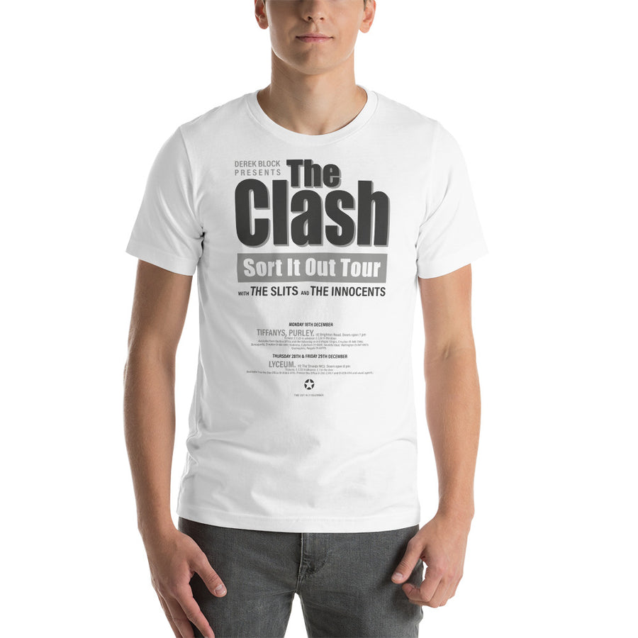 The Clash tour 1978 UK | Unisex T-Shirt | Paint It Black online shop