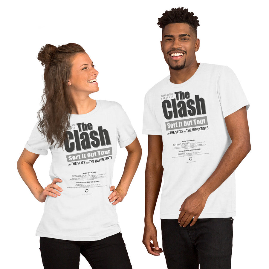 The Clash tour 1978 UK | Unisex T-Shirt | Paint It Black online shop