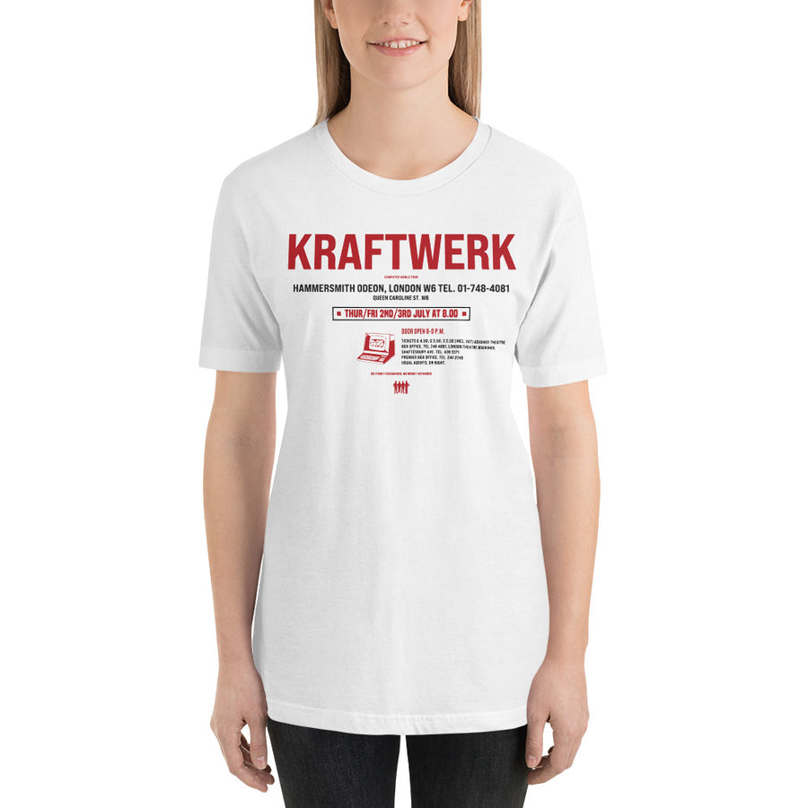 Kraftwerk  tour 1981 maglietta uomo unisex t-shirt | Paint It Black online  shop