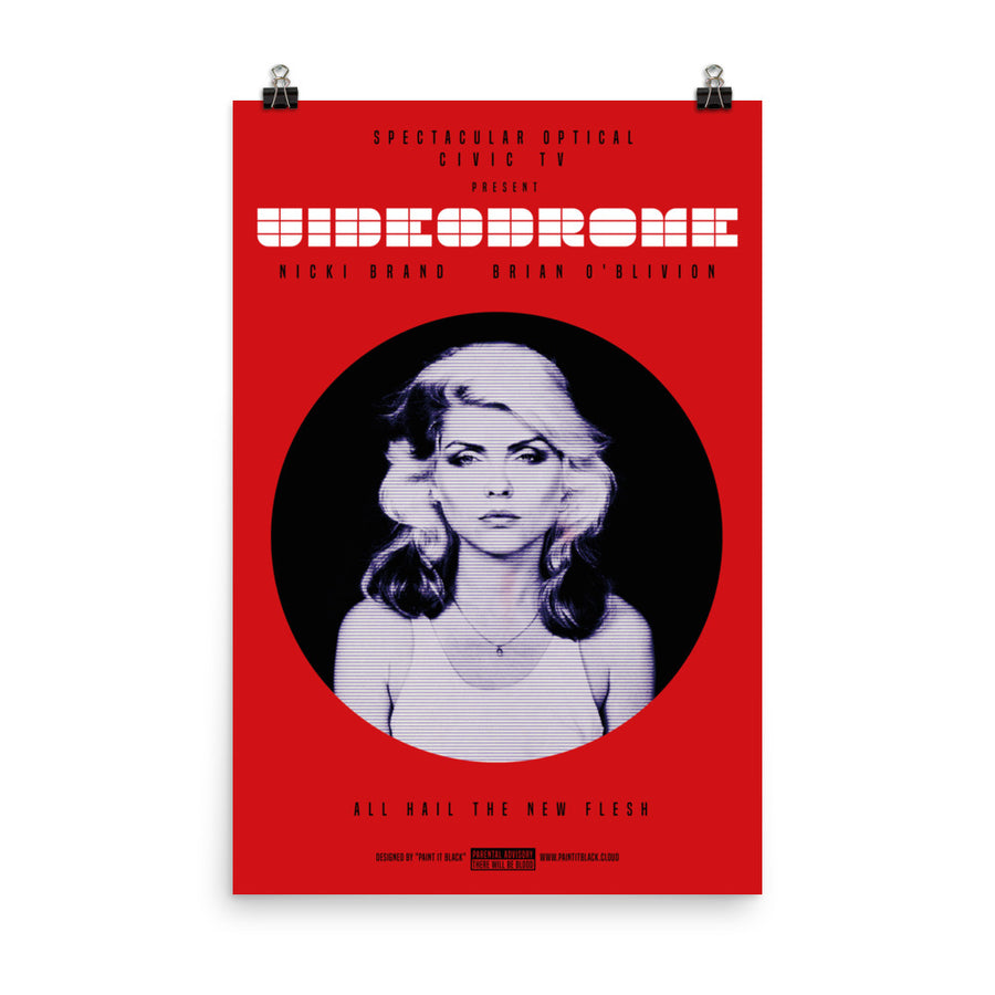 Videodrome Debbie Harry Blondie poster